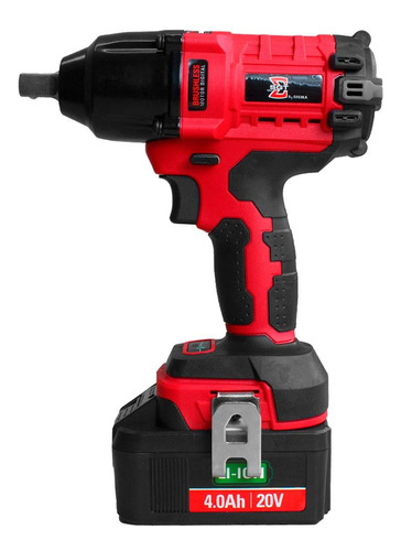 Chave Impacto 20v 4ah 2 Baterias Maleta Kit Soquetes Evsli-4