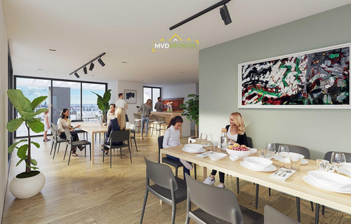 Imagen 7 de 30 de Ventura Soho | Apartamento 2 Dormitorios | Venta | Cordón Sur | Vivienda Promovida| 10% De Descuento! Maldonado Y Emilio Frugoni