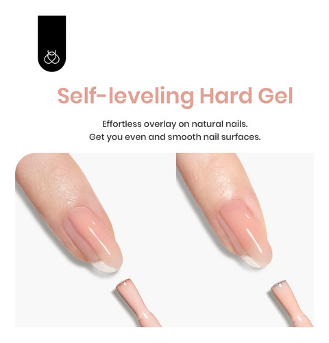 Kit 6 De Esmaltes Gel Auto Constructores Coleccion Bare Glam 6 Colores