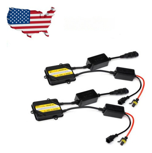 2 Pc Ac Balastros 55w Llegada Ultra Slim Hid Xenon Repuesto 