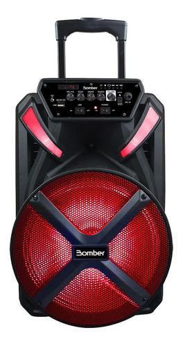 Parlante Bomber Papão 500 portátil con bluetooth  negro 115V/240V