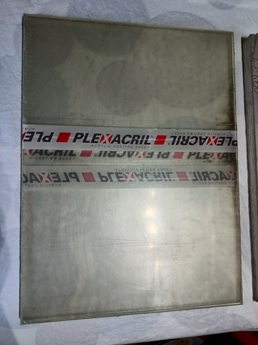 10 Placas Planchas De Acrílico 45x60cm De 6mm Plexacril Leer