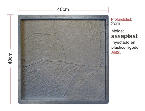Molde Para Piso, Baldosas, Mosaicos Laja Gregoriana
