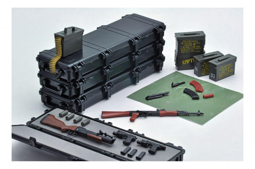 Tomytec Little Armory Ld001: Military Hard Case Um Modelo De