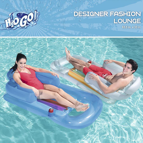Silla De Natación Plegable Inflable De Verano Con Cama Flota