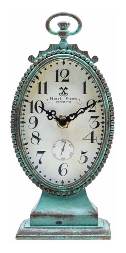 Nikky Home Reloj De Mesa Vintage  Estilo Rústico Envejecido