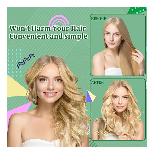 W Rizador De Pelo De Silicona Con Rodillo De Pelo Mágico De