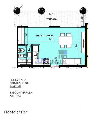 Imagen 8 de 9 de Emprendimiento Departamentos 2 Ambientes