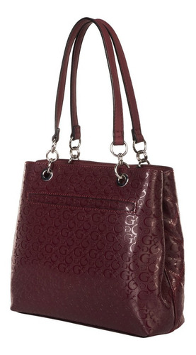 Bolsa Satchel Guess Factory Logo Estampado Para Mujer