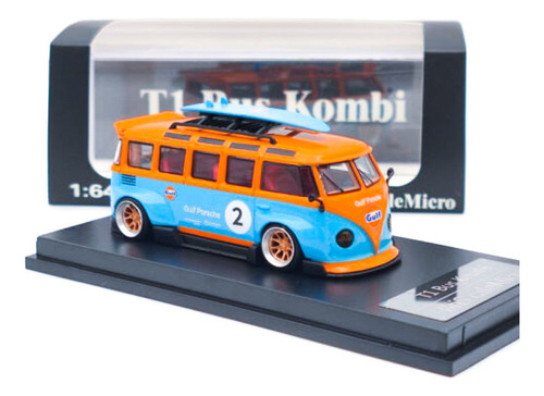 Clasica Combi Bus Volkswagen Escala 1/64 1:64 Auto Coleccion