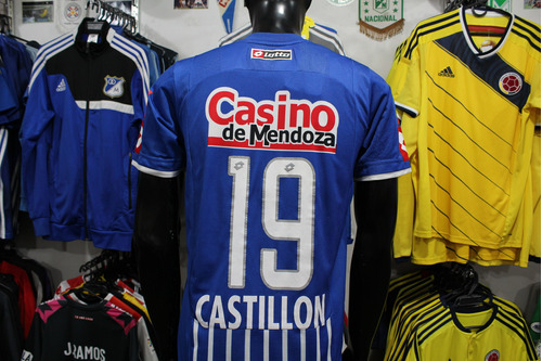 Camiseta Godoy Cruz De Argentina 2012 #19 Castillon Talla L