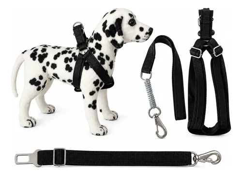 Kit Passeio Cachorro Carro Peitoral + Cinto De Segurança