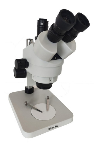 Microscópio Estereoscópico Trinocular 45x Simul Focal