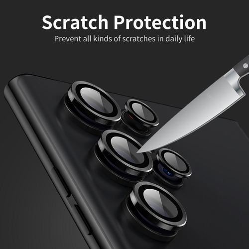 Imagen 4 de 8 de Samsung Galaxy S23 Ultra Lámina Protectora Cámara Y Borde