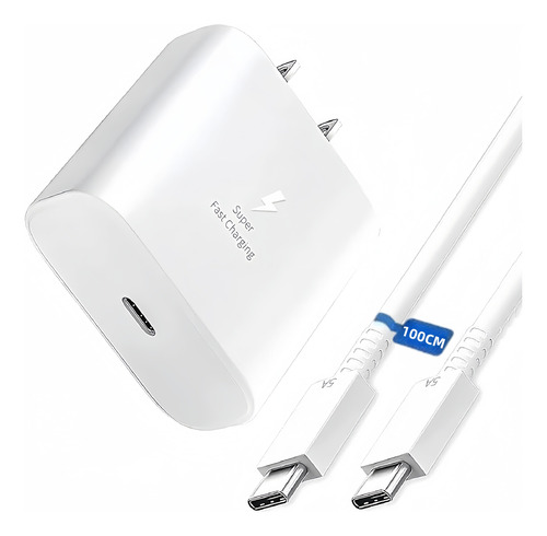 Cargador Genérico Usb-c Pd45w Para Samsung Note 10, S20 - 50
