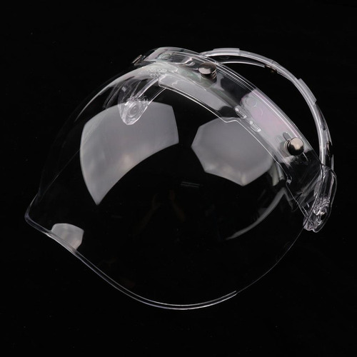 Visor De Casco 3-snap Bubble Protección Demonstable