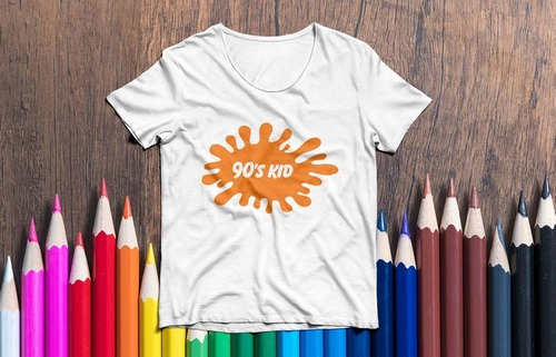 Remera 90's Kid Retro (dama/unisex)