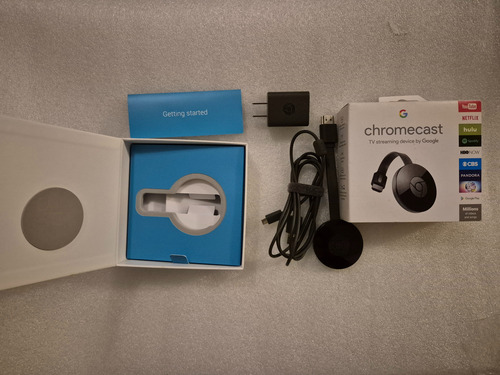 Google Chromecast 2.a Generación Negro