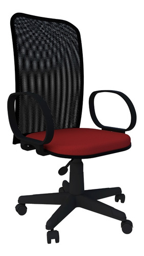 Cadeira Em Tela Braço Corsa Escritório Home Office