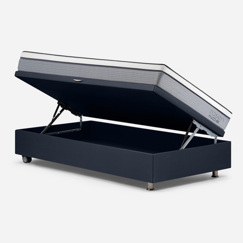 Boxet Indie Rosen 1,5 Plazas + Respaldo Issey Azul