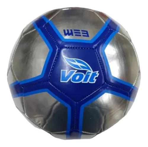 Balon Voit Futbol Web Plata #4 Color Plateado