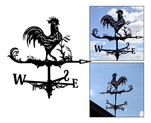 ! Veleta De Viento Decorativa Veleta Del Tiempo Del Jardín