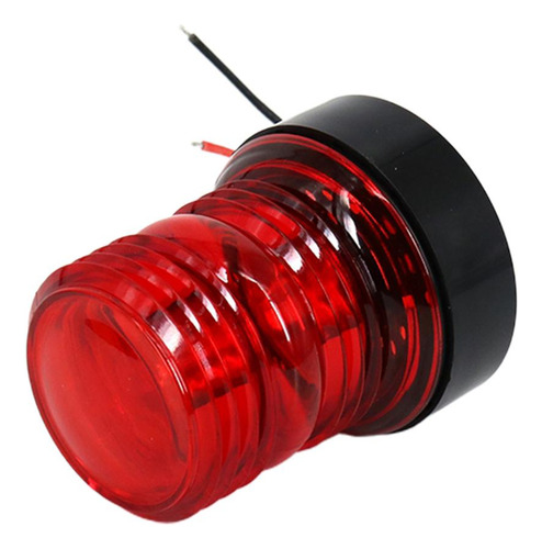 Barco Yate Navegación Led 12v / 24v Rojo 360 Lámpara De