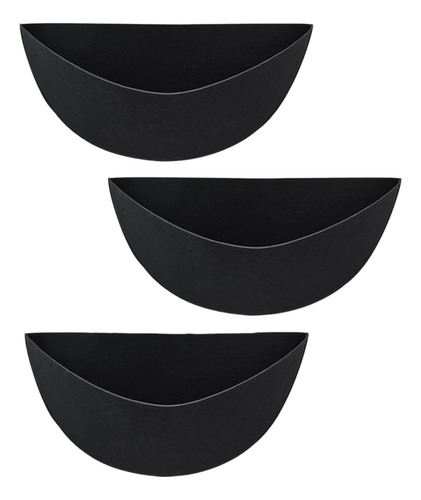 Cesta Colgante Transpirable Con Forro Para Macetas De 3 Piez