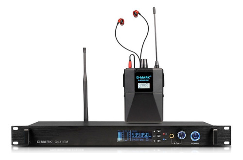 Monitores De Estudio G-mark G4.1 Uhf Sistema De Audio