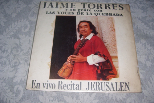 Jaime Torres - En Vivo Recital Jerusalem - Lp Vinilo