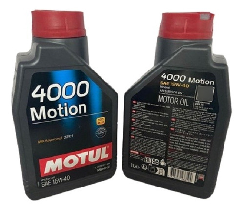 Aceite Motul 4000 Motion 15w40 Mineral 