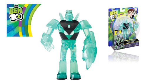 Ben 10 Figura Diamante Aliens Worlds Diamondhead Original