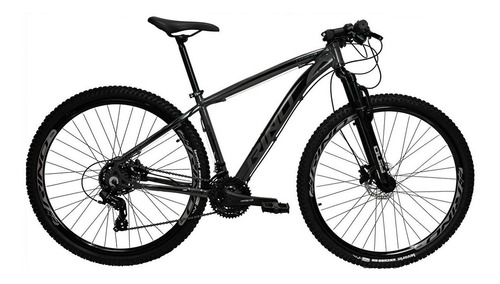 Bicicleta Rino Everest 21v Shimano 2.1 Mega Range Hidraulico Cor Grafite Tamanho do quadro 21