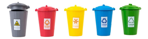 2 Paquete De 2-6 5 Mini Botes De Basura Pequeños, 2 Piezas