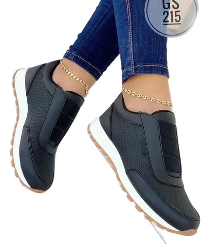 Zapatos Mocasines Deportivos Casual Cómodos Para Mujer