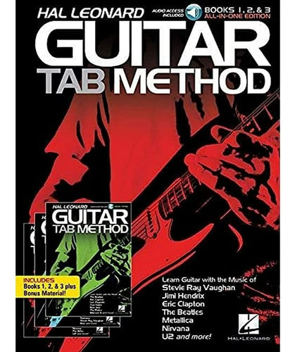 Livro: Hal Leonard Guitar Tab Method: Books 1, 2 & 3 All-in-one Edition!