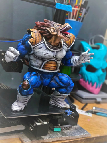 Figura Ozaru 30cm + Base Dbz Dragon Ball Z - 3dprint
