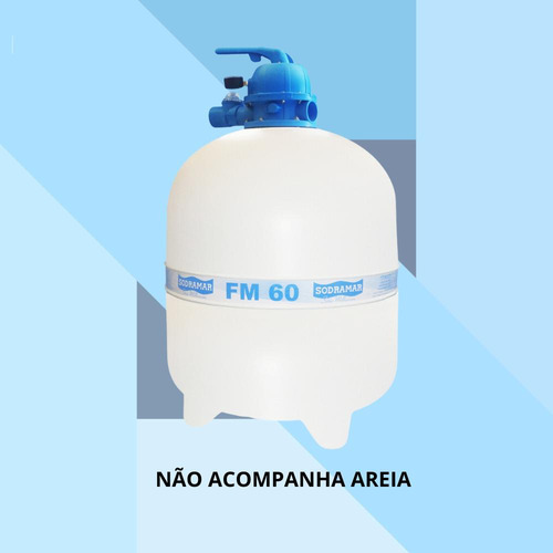 Tanque Para Filtragem De Piscina Sodramar Fm-60 Até 113000 L