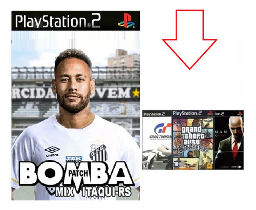Bomba Patch 2025 + 4 Jogos Ps2