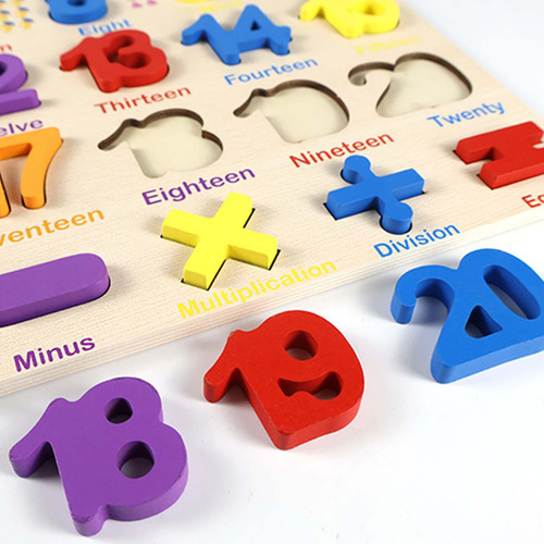 Puzzle De Madera Aprendizaje De Rompecabezas De Números