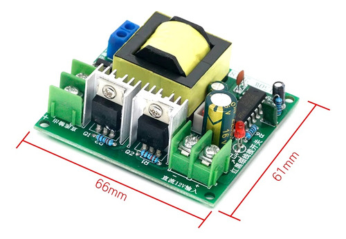 Modulo Placa Inverter Entrada Dc 12v Salida Ac 220v 150w Max