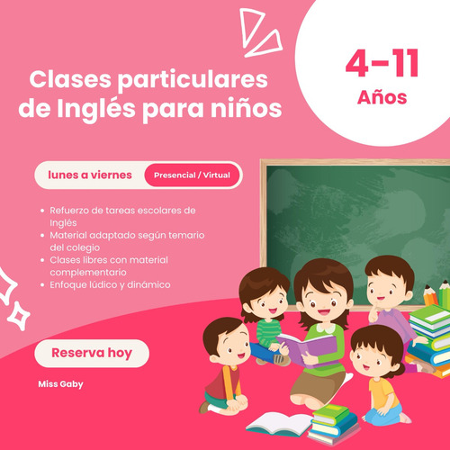 Clases Particulares De Inglés Para Niños