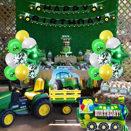 Tractor Cumpleaños Decoración Tractor Cumpleaños Niño