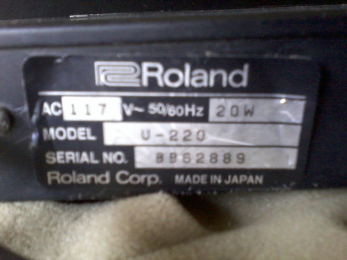 Modulo Sonido Midi Roland U220 Japon Gtia Envio Tarjeta!