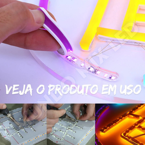 04 Pct C/ 2000 Fios 10cm Esmaltado Resinado Cabo P/ Fita Led
