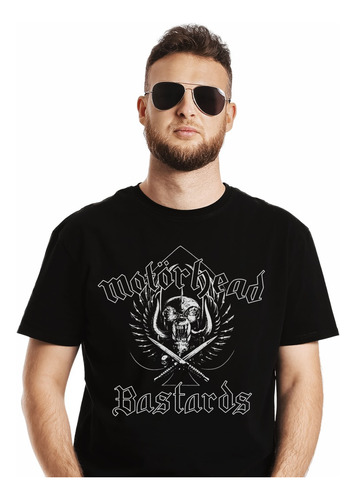 Polera Motorhead Bastards Metal Impresión Directa