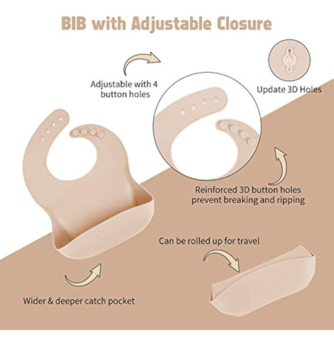Set De Alimentación De Silicona Para Bebés | Baby Led Weanin