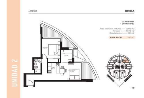 Imagen 23 de 24 de 1 Dormitorio Y Medio Con Vista, Artower (ref: Lij-5344)