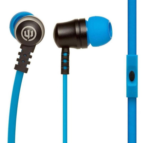 Audifonos Hd Wicked Drive 1000cc In Ear Con Microfono Color Azul