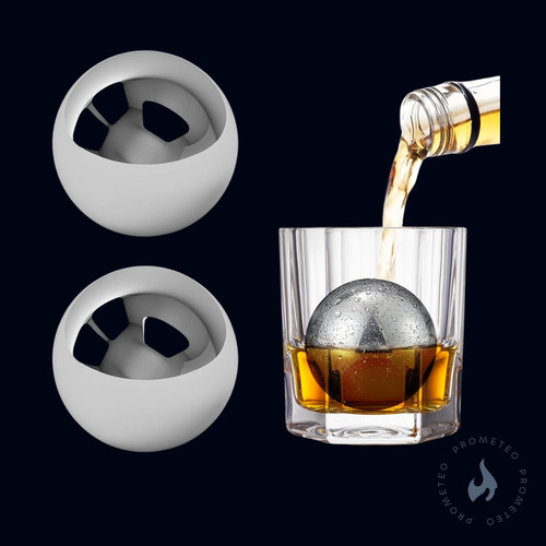 Rocas Y Esferas Para Whisky, Ron, Reusables No Dilatantes